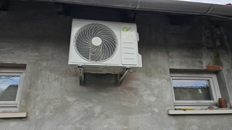 Klíma kültéri egység telepítése